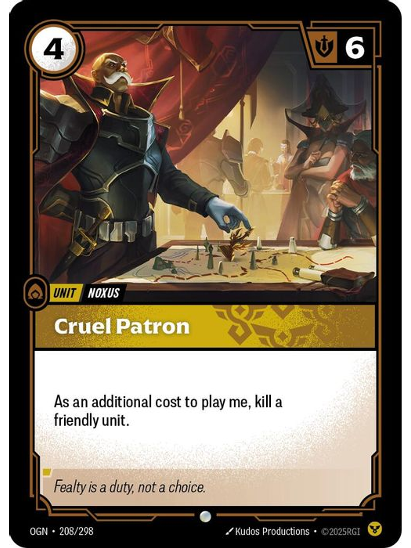 208/298 C ruel Patron (FOIL) 1