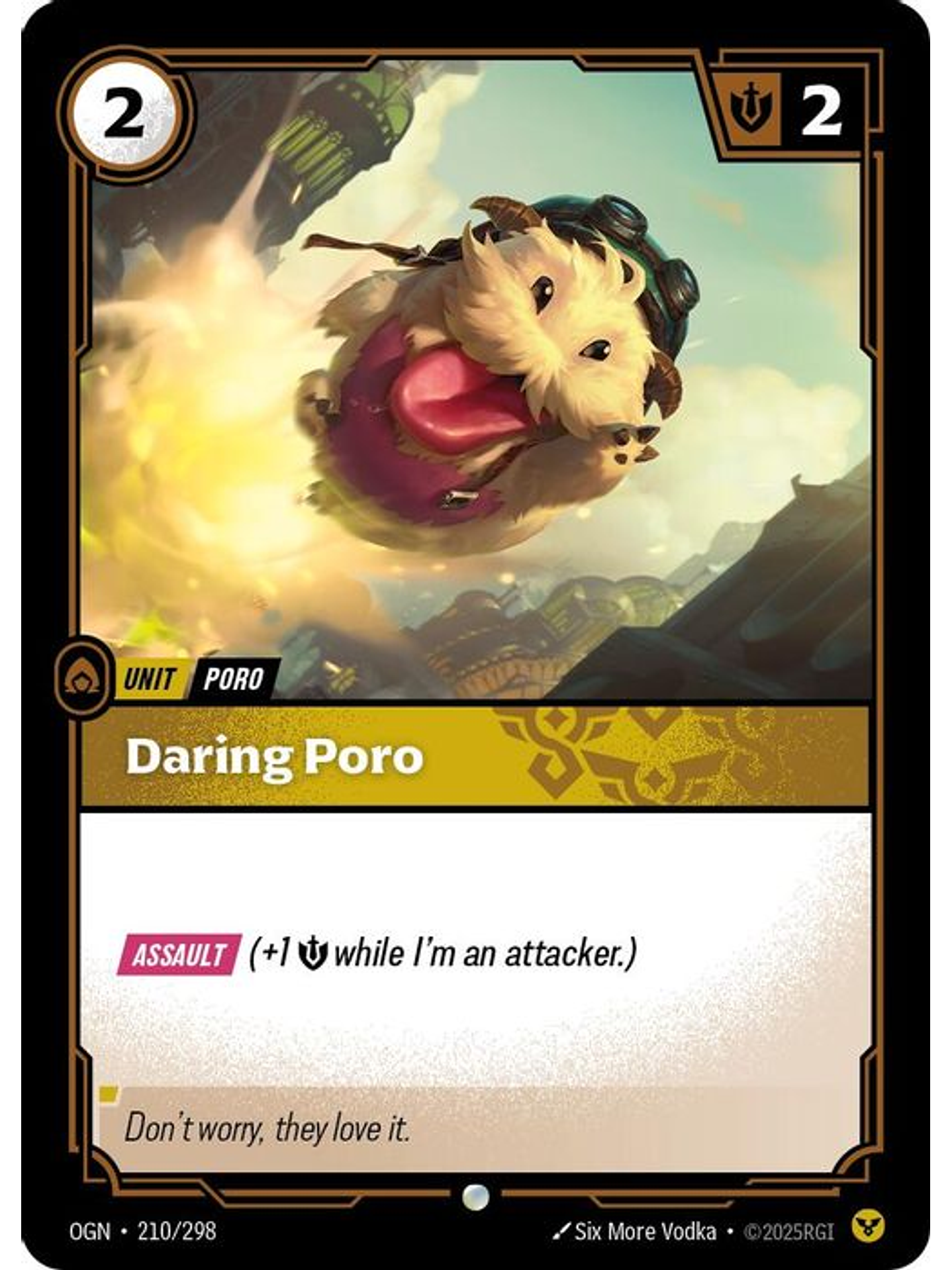 210/298 C Daring Poro (FOIL) 1