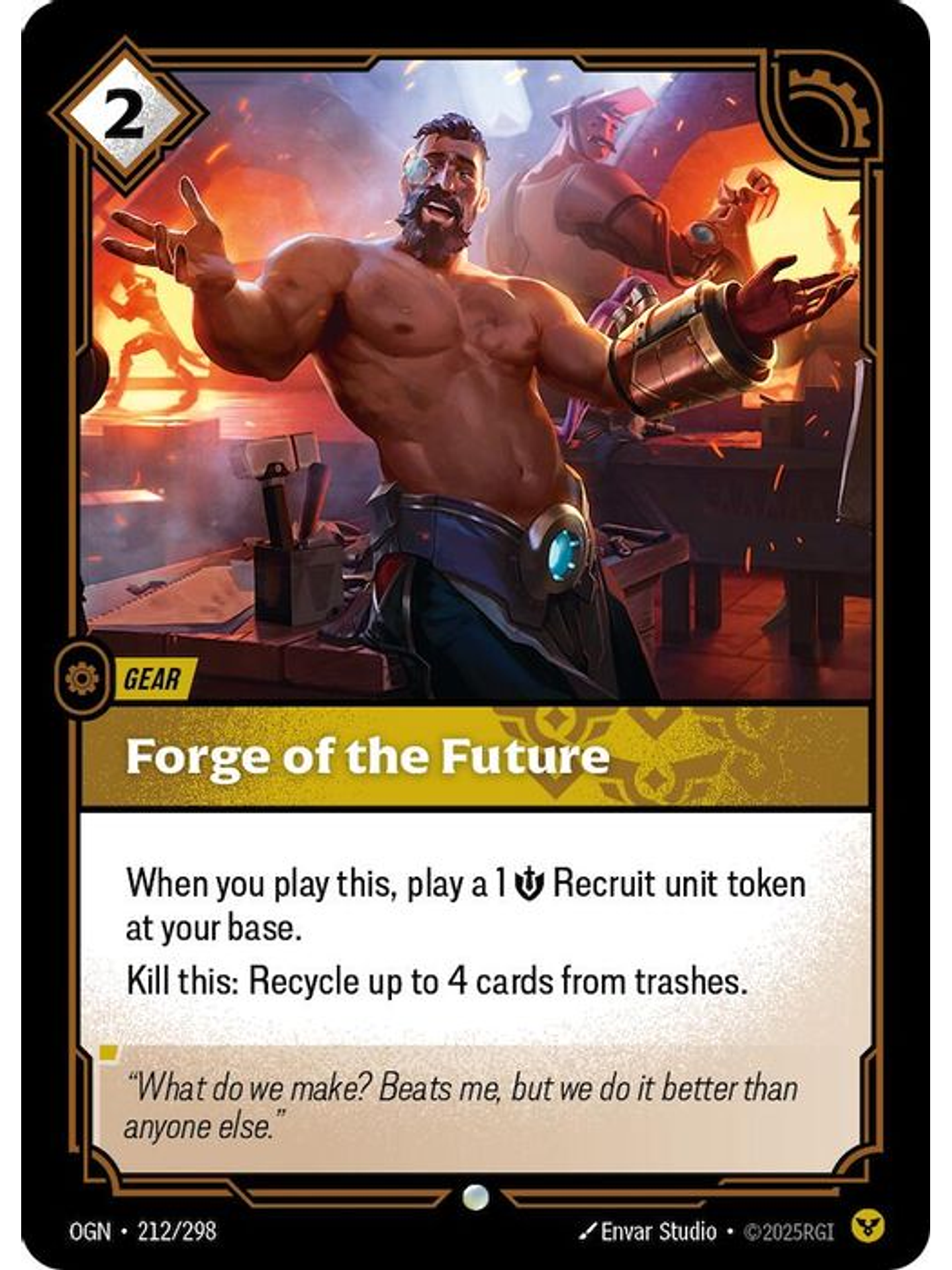 212/298 C Forge of the Future (FOIL) 1
