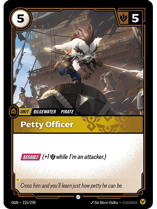 215/298 C Petty Officer (FOIL)