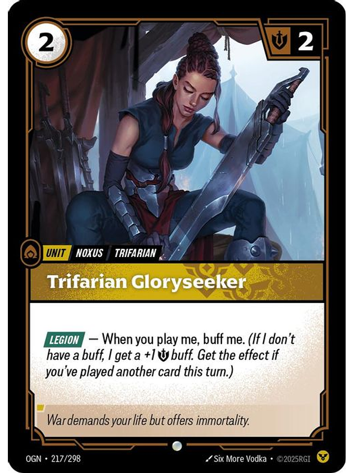 217/298 C Trifarian Gloryseeker (FOIL) 1