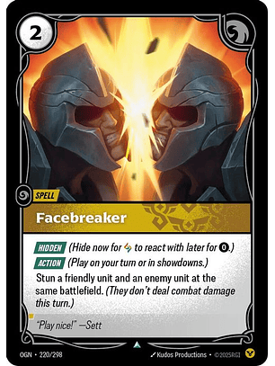 220/298 U Facebreaker (FOIL)