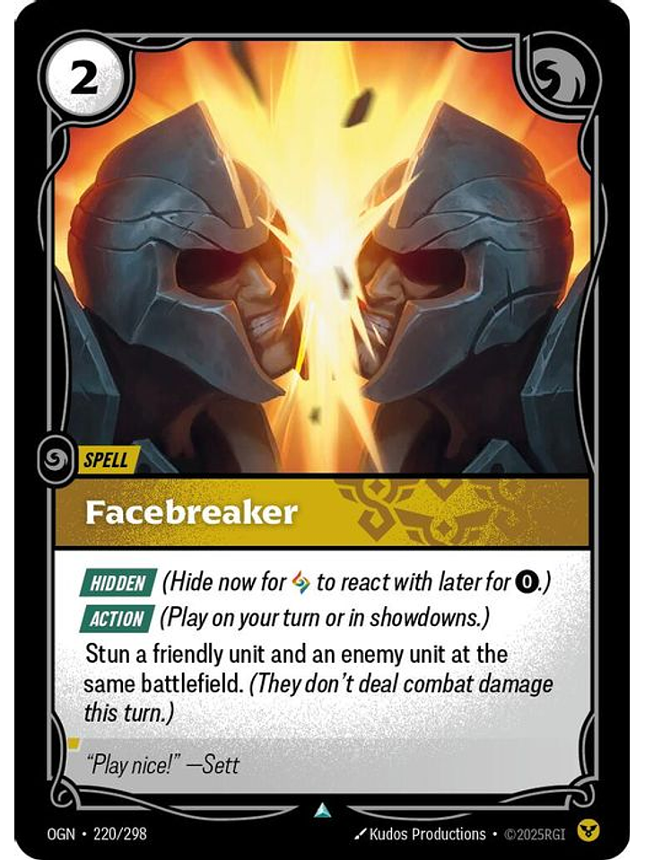 220/298 U Facebreaker (FOIL) 1