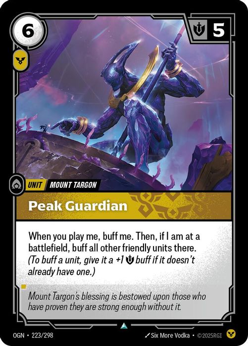 223/298 U Peak Guardian (FOIL)