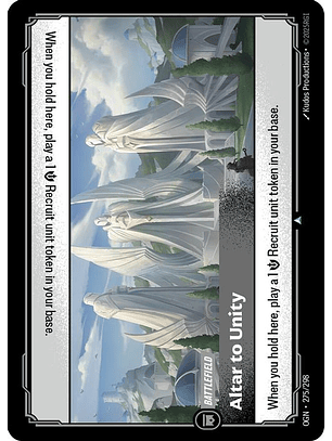275/298 U Altar to Unity (FOIL)