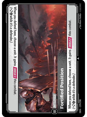 279/298 U Fortified Position (FOIL)