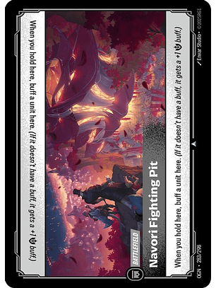 283/298 U Navori Fighting Pit (FOIL)