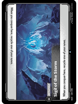 287/298 U Sigil of the Storm (FOIL)