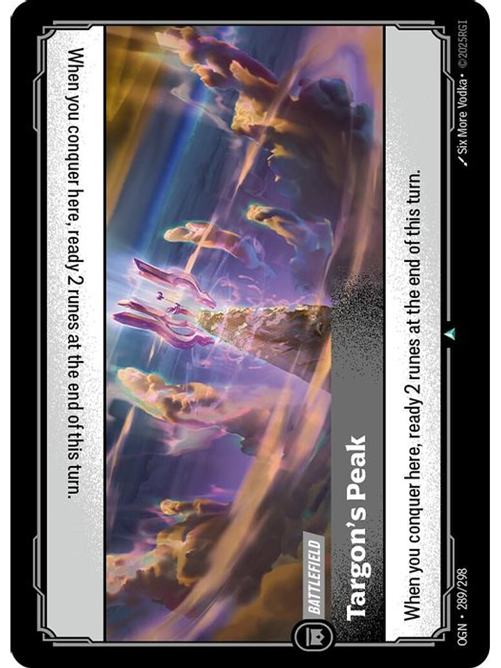 289/298 U Targon's Peak (FOIL) 1