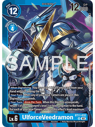BT11-032 (Alternate Art) UlforceVeedramon