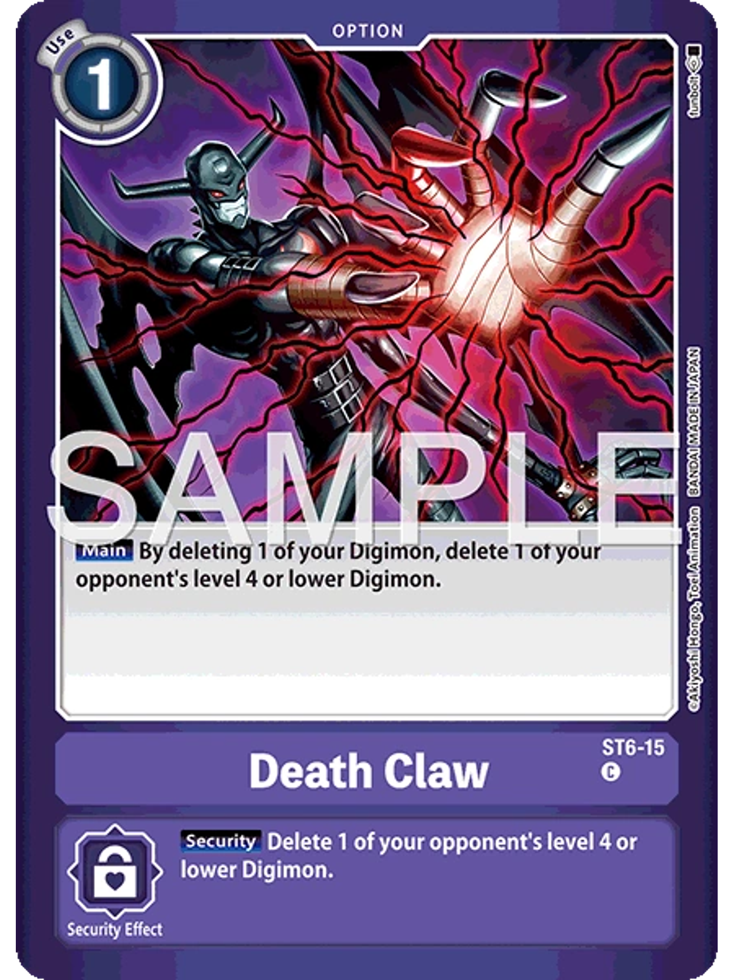 ST6-15 (Alternate Art) Death Claw 1