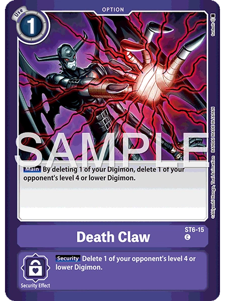 ST6-15 (Alternate Art) Death Claw 1