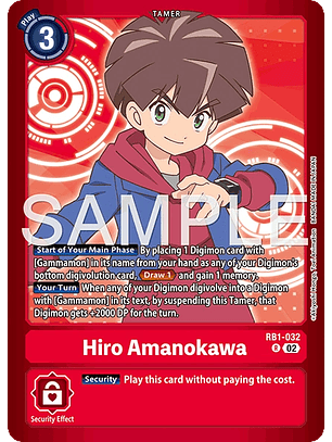 RB1-032 (Alternate Art) Hiro Amanokawa