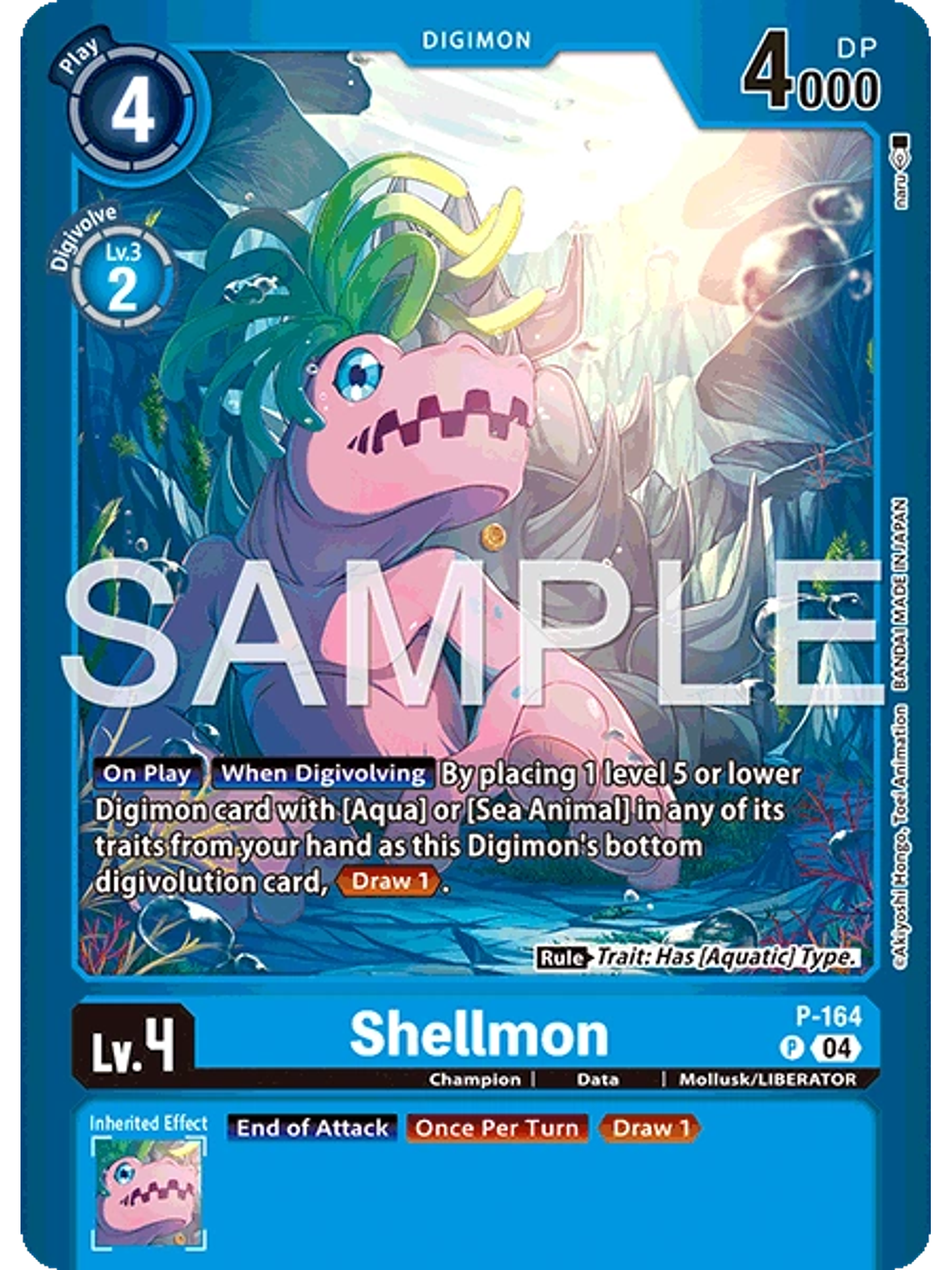P-164 (Alternate Art) Shellmon 1
