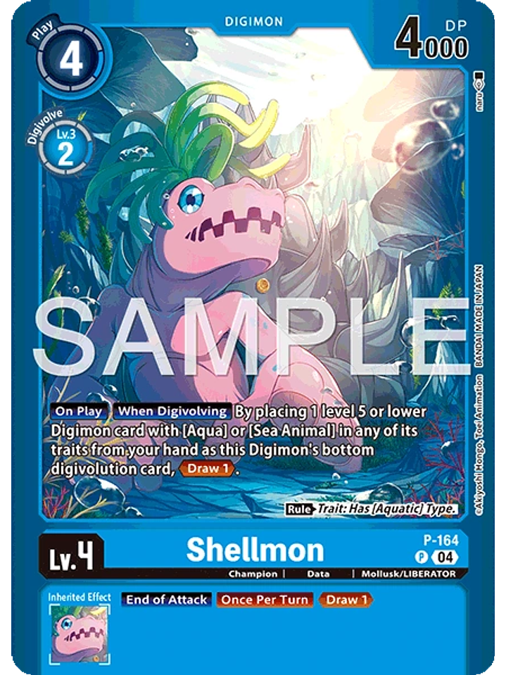 P-164 (Alternate Art) Shellmon 1