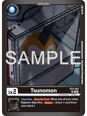EX4-003 (Alternate Art) Tsunomon