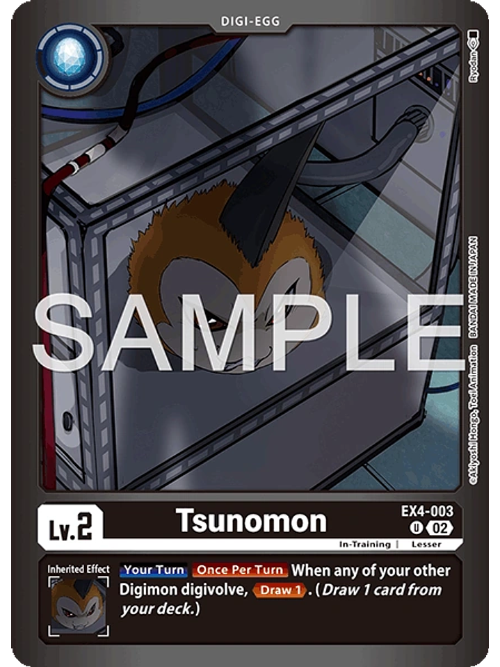 EX4-003 (Alternate Art) Tsunomon 1