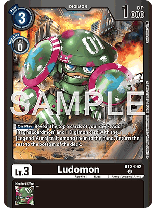 BT3-062 (Alternate Art) Ludomon