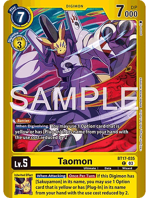 BT17-035 (Alternate Art) Taomon