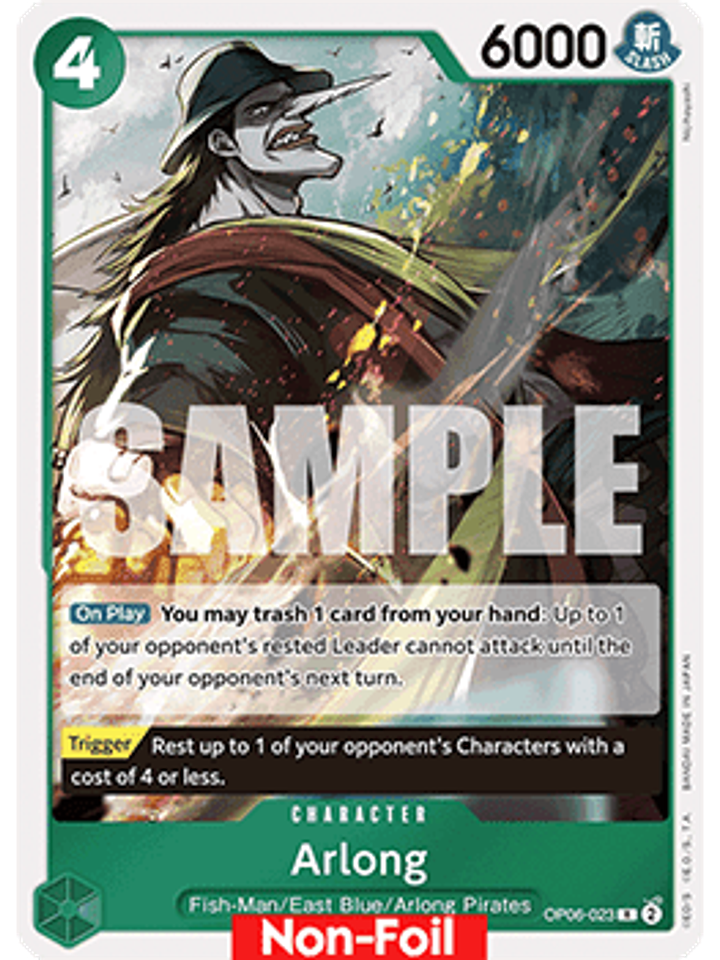 OP06-023 R Arlong (Zoro Deck) 1