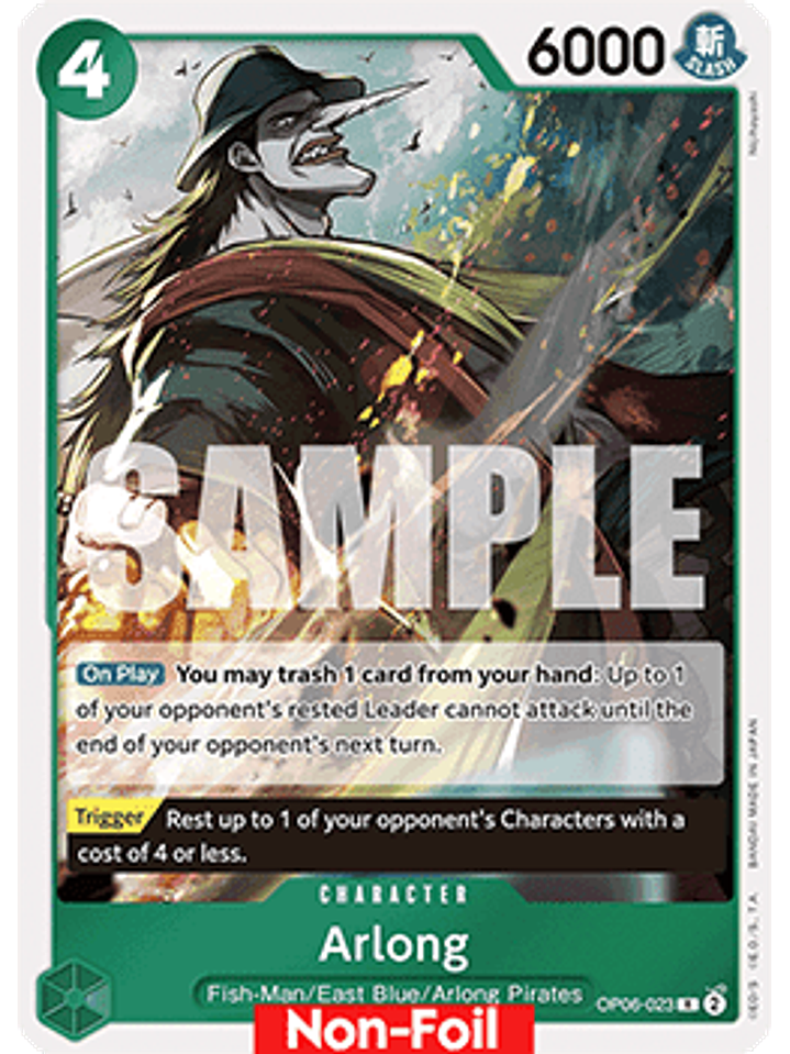 OP06-023 R Arlong (Zoro Deck) 1