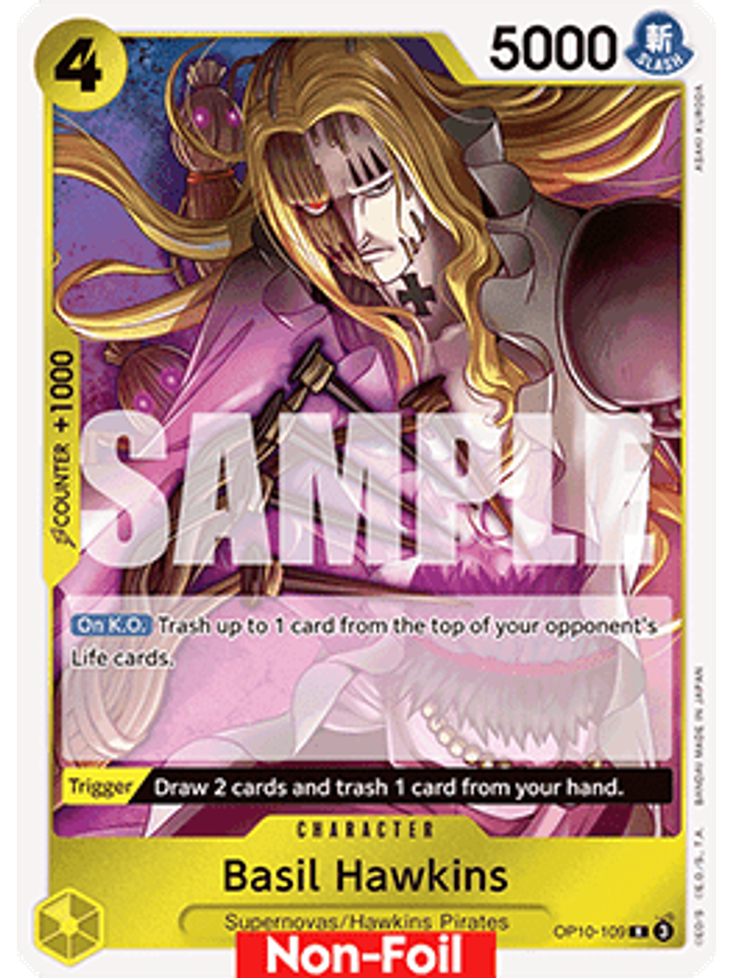 OP10-109 R Basil Hawkins (Nami Deck) 1