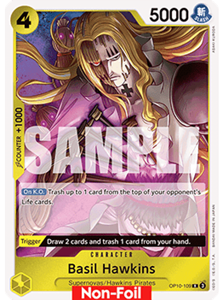 OP10-109 R Basil Hawkins (Nami Deck) 1