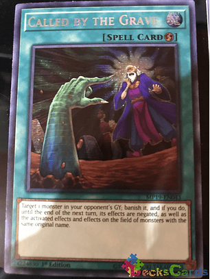 Called by the Grave - MP19-EN043 - Prismatic Secret Rare 1st Edition