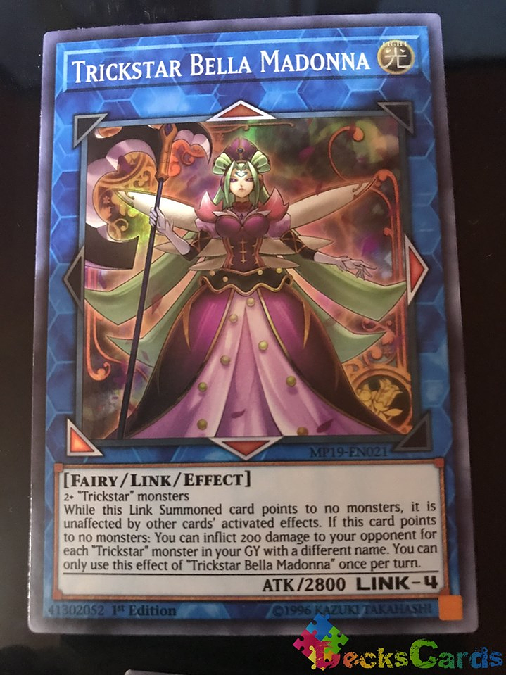 Trickstar Bella Madonna - MP19-EN021 - Super Rare 1st Edition 1