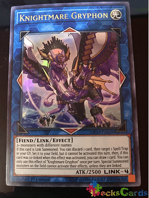 Knightmare Gryphon - MP19-EN029 - Ultra Rare 1st Edition