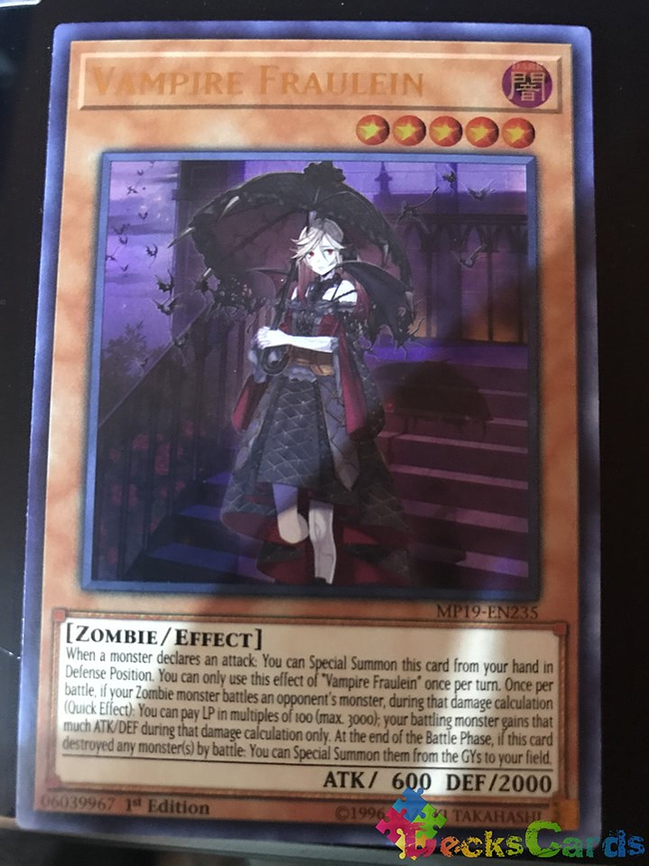 Vampire Fraulein - MP19-EN235 - Ultra Rare 1st Edition 1
