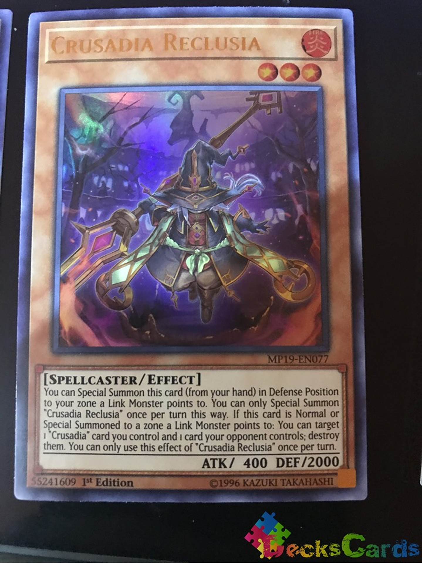 Crusadia Reclusia - MP19-EN077 - Ultra Rare 1st Edition 1