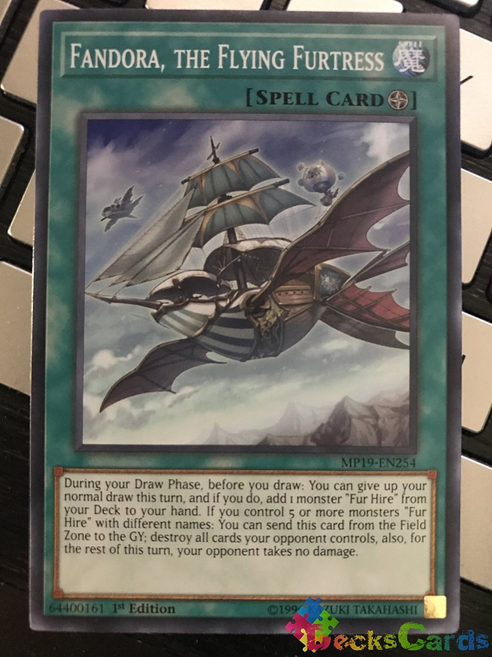 Fandora, the Flying Furtress - MP19-EN254 - Common 1st Edition 1