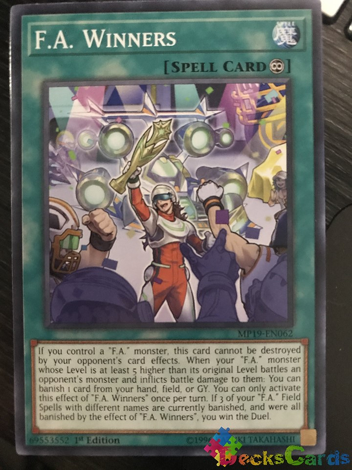 F.A. Winners - MP19-EN062 - Common 1st Edition 1