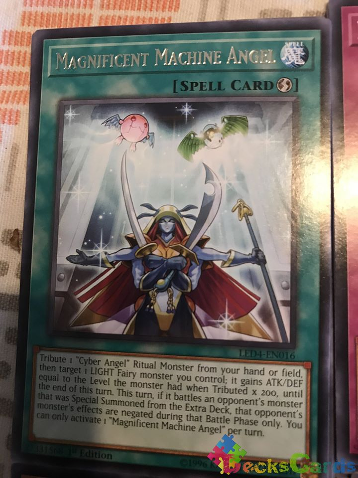 Magnificent Machine Angel - LED4-EN016 - Rare 1st Edition 1