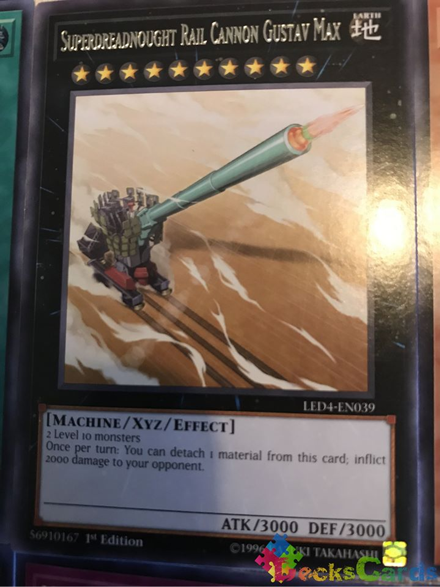 Superdreadnought Rail Cannon Gustav Max - LED4-EN039 - Rare 1st Edition 1