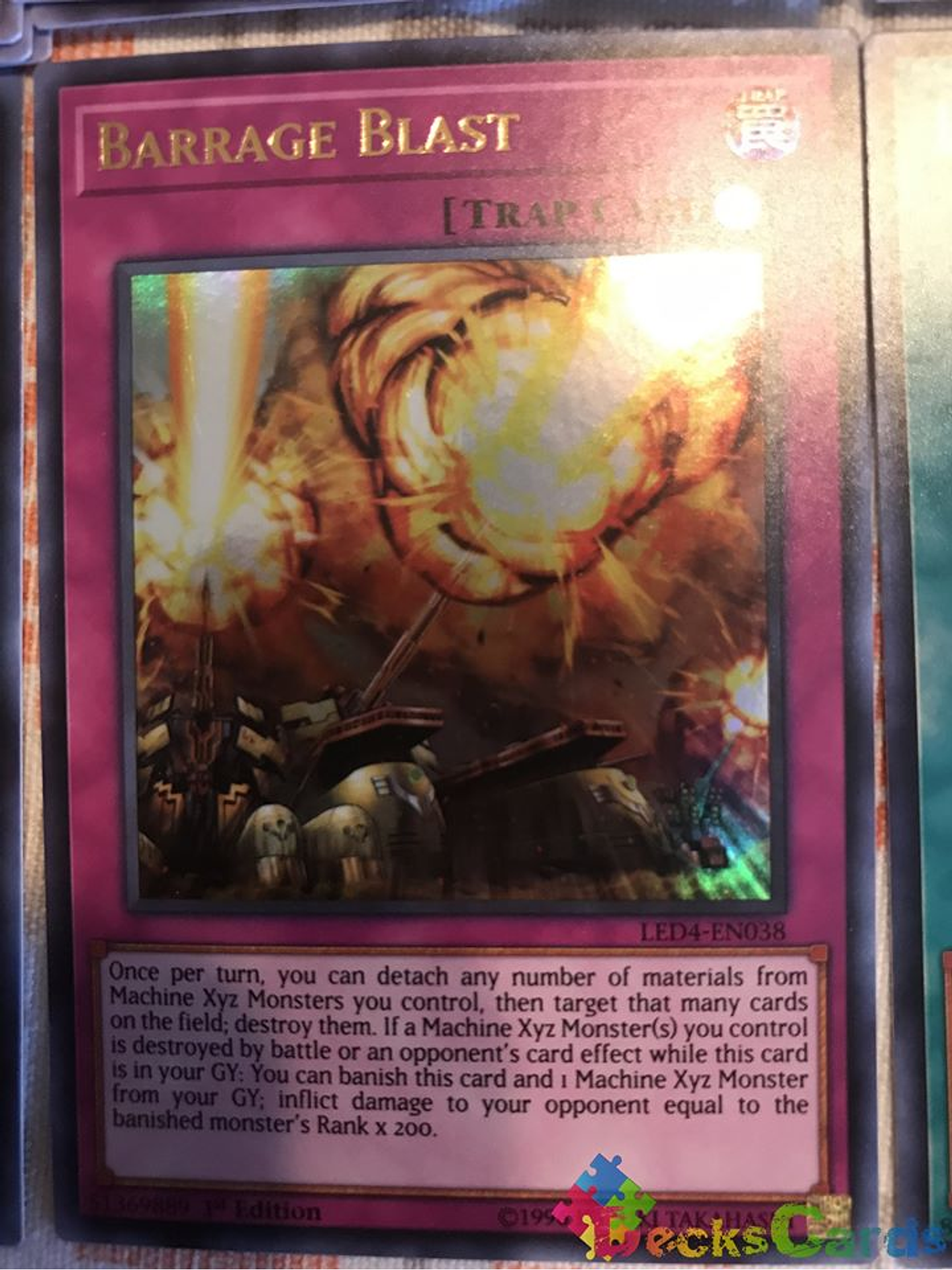 Barrage Blast - LED4-EN038 - Ultra Rare 1st Edition 1