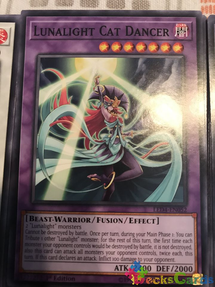 Lunalight Cat Dancer - LED4-EN052 - Common 1st Edition 1