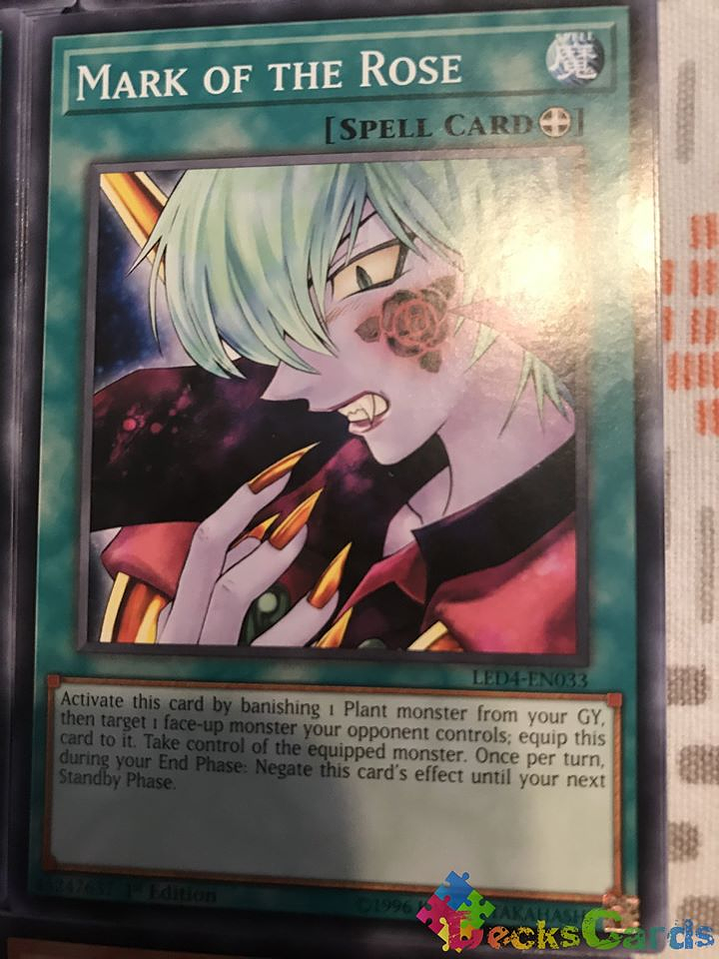 Mark of the Rose - LED4-EN033 - Common 1st Edition 1