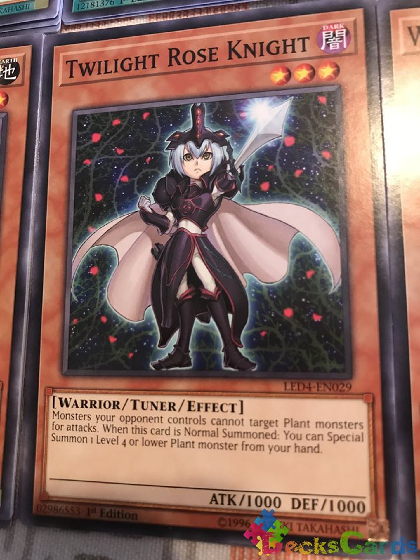 Twilight Rose Knight - LED4-EN029 - Common 1st Edition 1