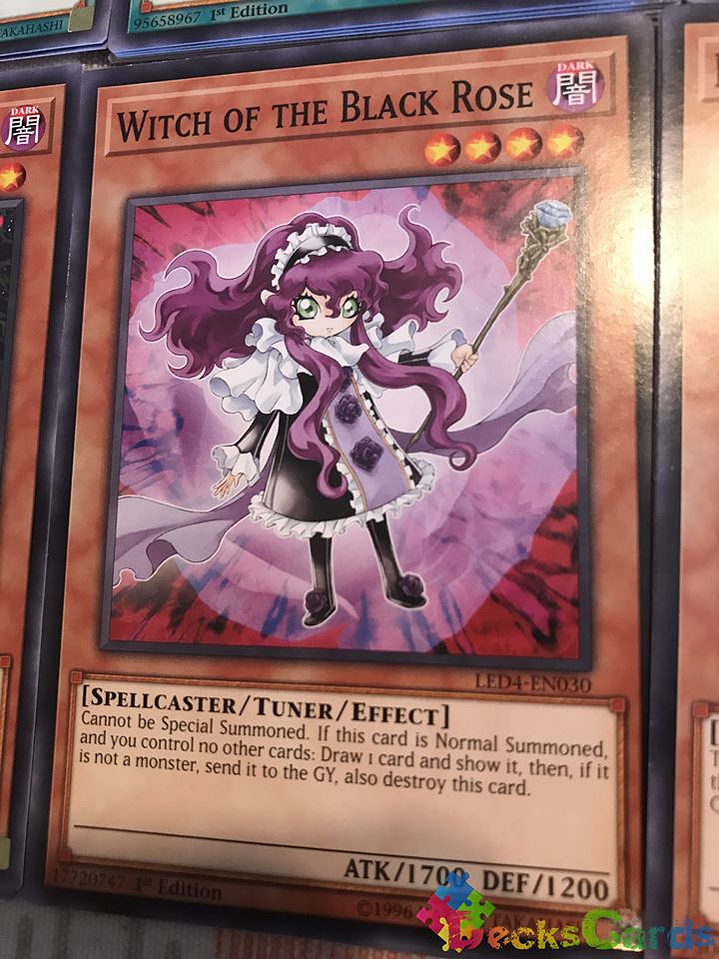 Witch of the Black Rose - LED4-EN030 - Common 1st Edition 1