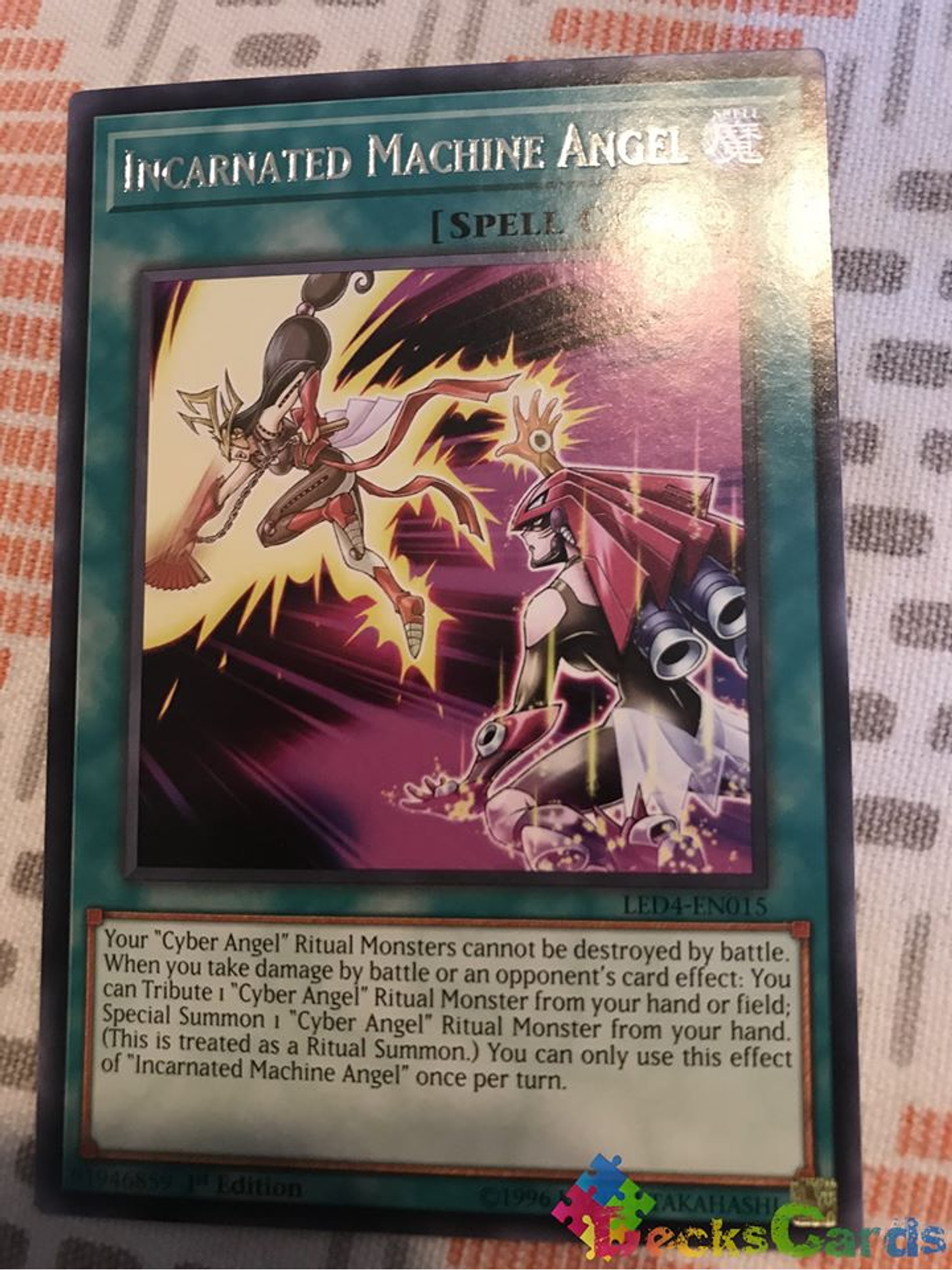 Incarnated Machine Angel - led4-en015 - Rare 1st Edition 2