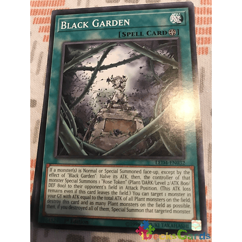 Black Garden - led4-en032 - Common 1st Edition
