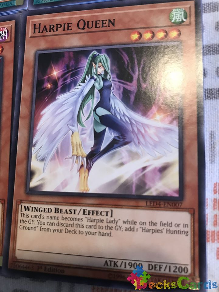 Harpie Queen - LED4-EN007 - Common 1st Edition 1