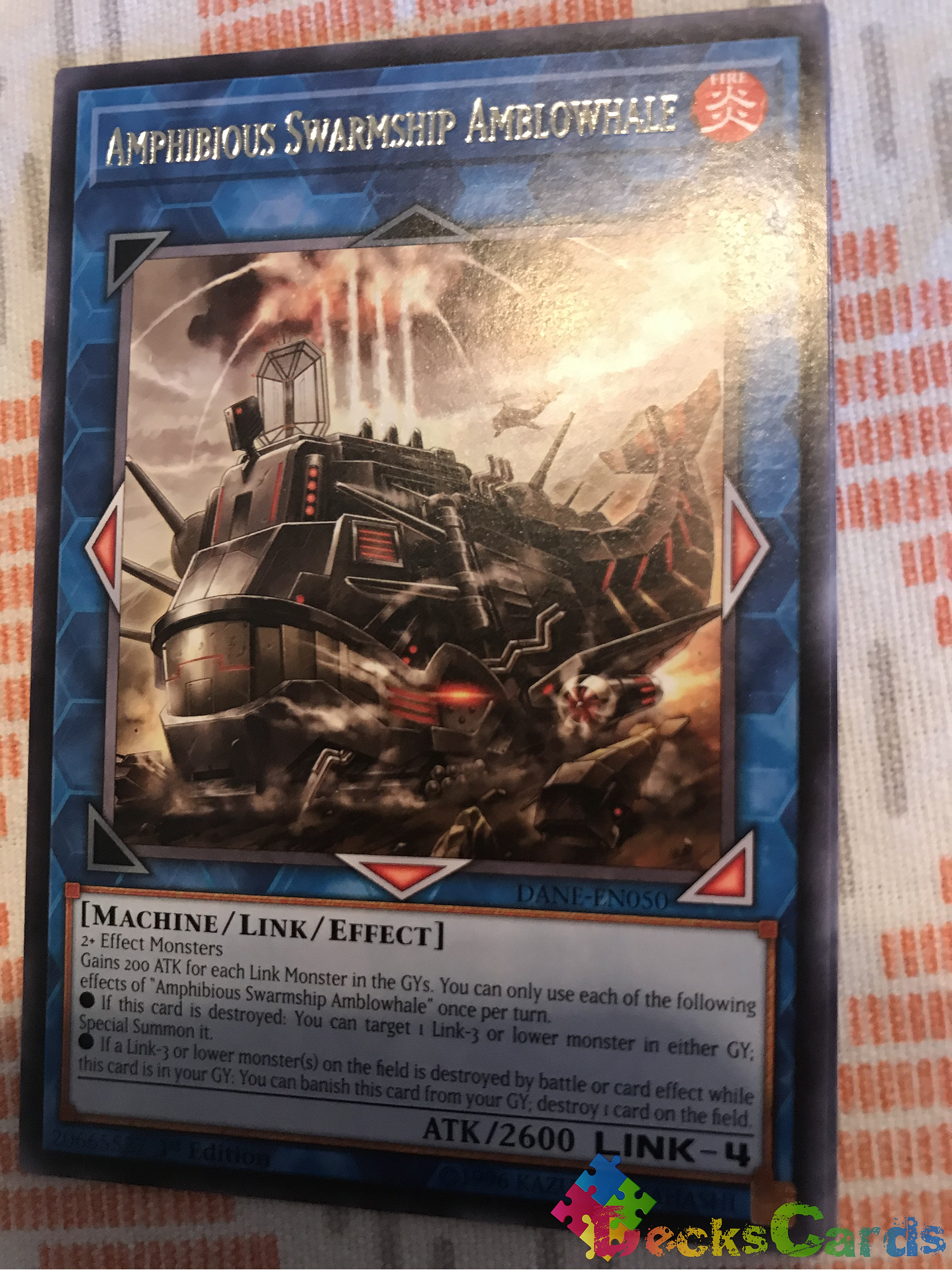 Amphibious Swarmship Amblowhale - DANE-EN050 - Rare 1st Edition 1