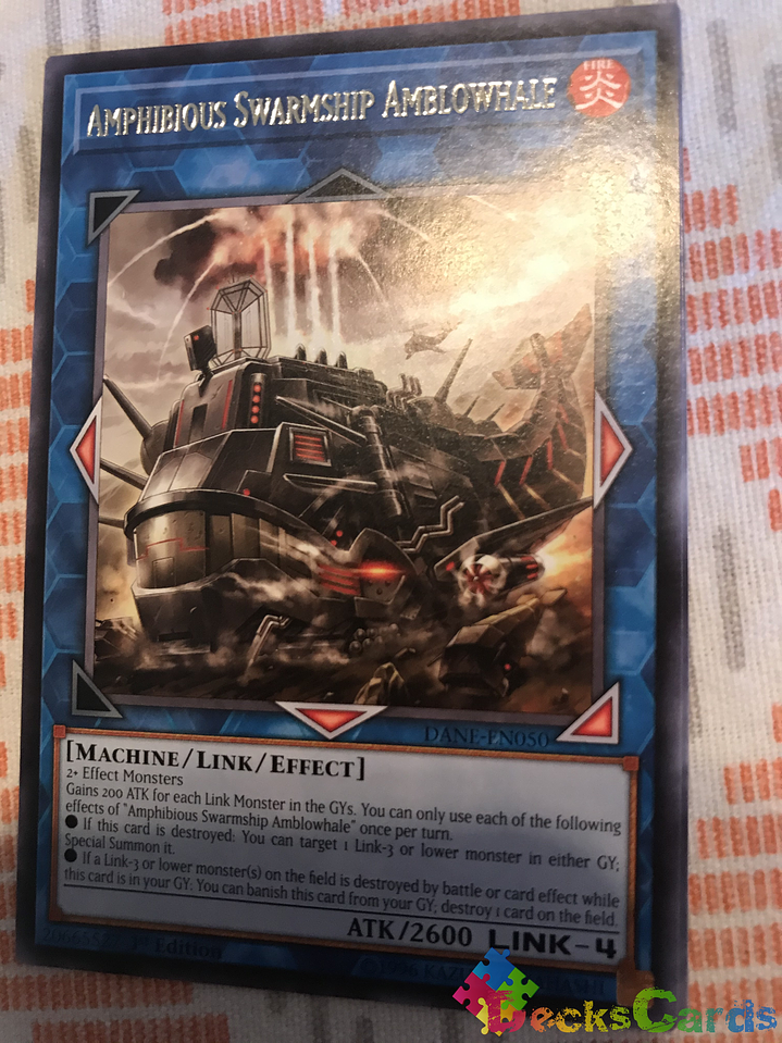 Amphibious Swarmship Amblowhale - DANE-EN050 - Rare 1st Edition 1