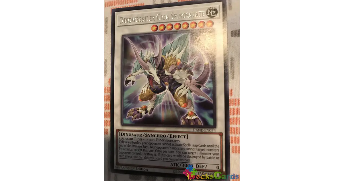 Yugi-oh! Dinowrestler Giga Spinosavate Dane-en034 Común/en