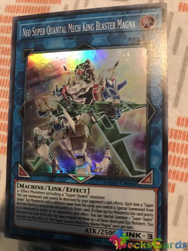 Neo Super Quantal Mech King Blaster Magna - DANE-EN046 - Super Rare 1st Edition 1