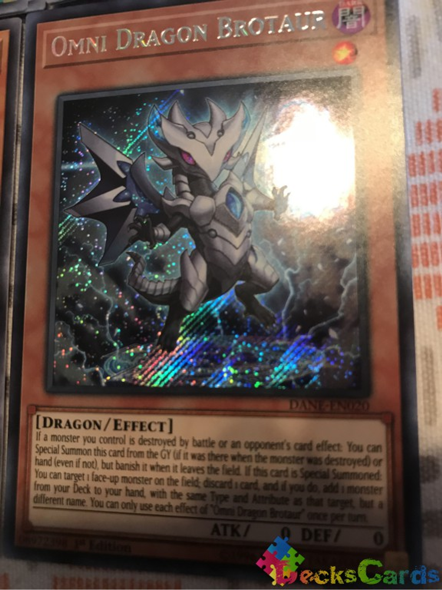 Omni Dragon Brotaur - DANE-EN020 - Secret Rare 1st Edition 1