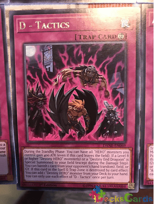 D - Tactics - DANE-EN069 - Rare 1st Edition